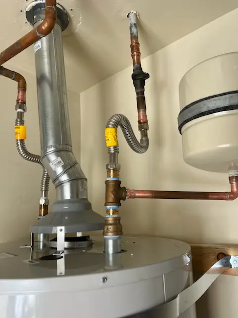 Water heater installation and plumbing repair in Hamline